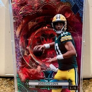 JORDAN LOVE 1/4 2024 WILD CARD 7 CARD STUDS GREEN BAY PACKERS